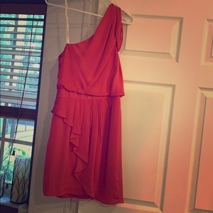 One shoulder cocktail dress